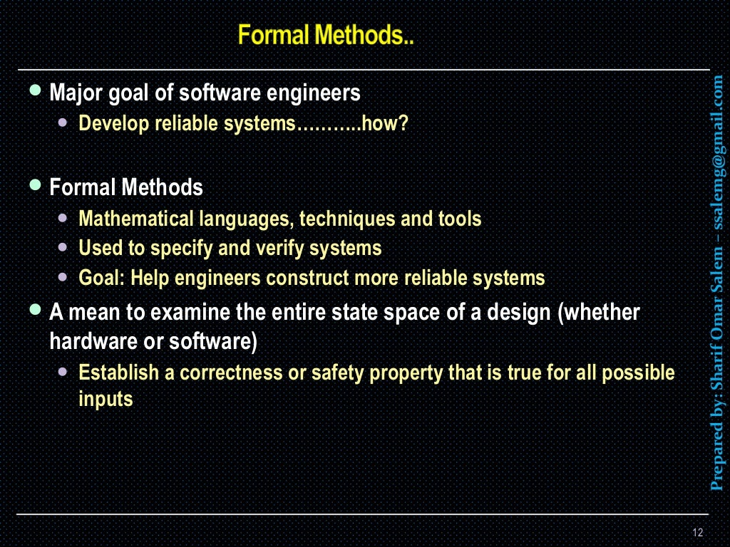 1 formal methods introduction for software engineering