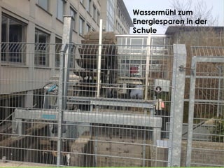 Wassermühl zum
Energiesparen in der
Schule
 