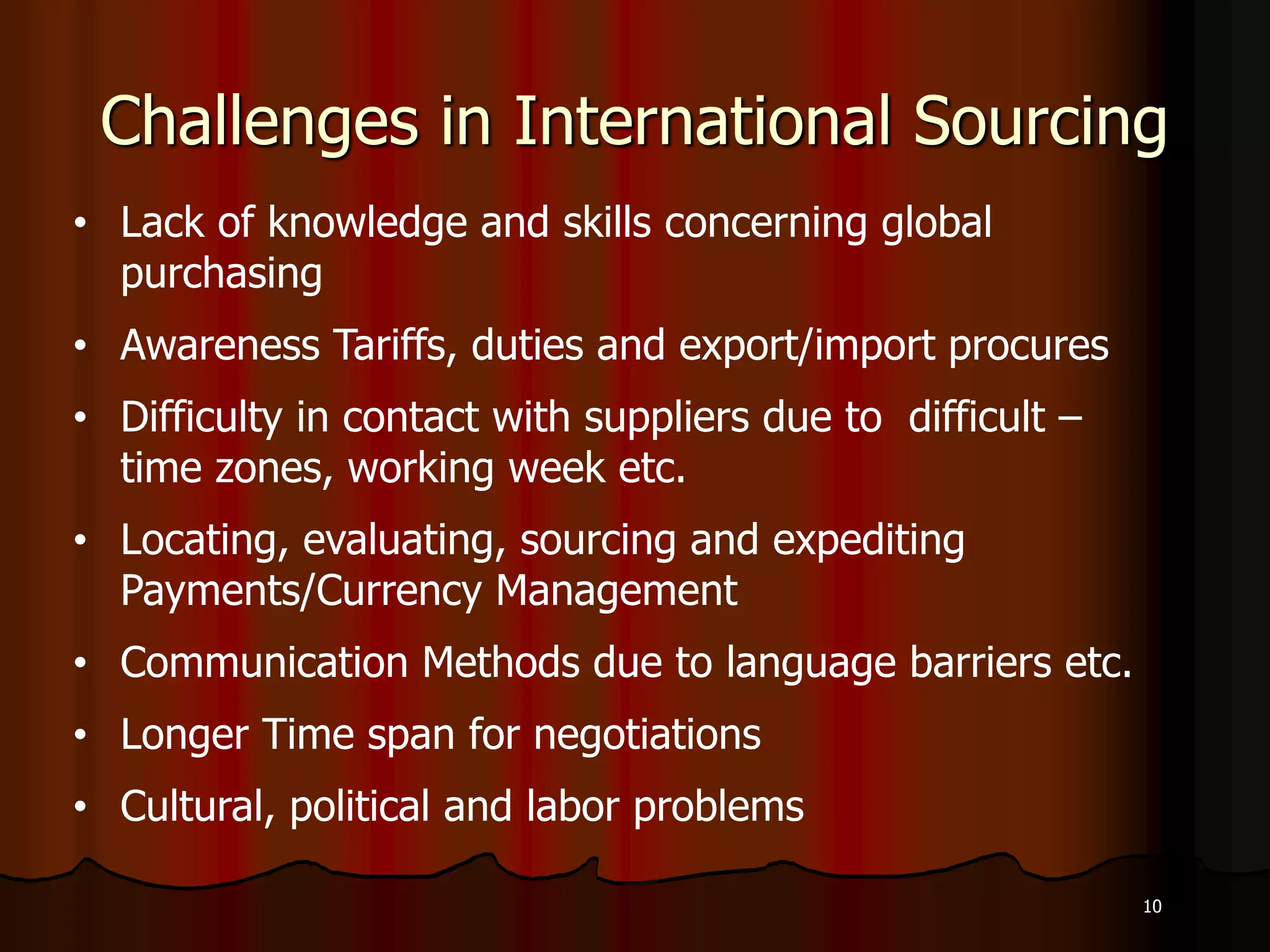 Export Difficulty 1 fundamentals of international purchasing | PDF