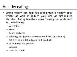 Fundamentals of nutrition & food | PPT