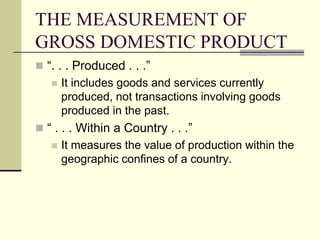 Measuring Gdp Economic Growth Macroeconomics Pptx