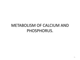 METABOLISM OF CALCIUM AND
PHOSPHORUS.
71
 