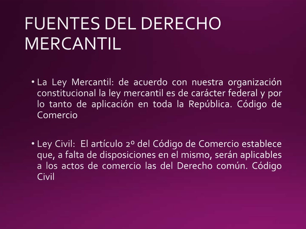 1 generalidades de derecho mercantil