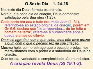15
1.27 O homem é qualitativamente distinto dos outros
seres da criação, e há quem dê à vida humana
menor valor que a dos animais.
Mt 6.26b “Não tem vocês muito mais valor do que elas?”
“Não que sofrimento de animal não valha a pena, a
solidariedade, o dinheiro, mas que tudo isso fosse gasto com
eles depois de não haver mais crianças esmolando e famílias
morando embaixo de pontes e praças.
Com certeza um mendigo morto na beira
da praia causaria menos comoção do que
uma baleia lá morta.
Diante de um morto humano, ou de um candidato a morto na
calçada, dizemos:
Onde estão as autoridades?
Ninguém toma providência?”
(Lya Luft)
 