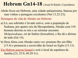 12.2 A palavra benção é mencionada pela primeira vez.
Alguém que diz “Deus te abençoe” não só deseja que vc tire
proveito das oportunidades por Ele concedidas (capacidade
para crescer espiritualmente, prosperar, ter paz e boa
saúde...), mas também que agirá a seu favor neste sentido.
“Sê tu uma bênção” é ir ao encontro do outro para:
 Mostrar a diferença que Jesus lhe faz:
ouvindo, cuidando, dando oportunidade,
encorajando, fazendo-lhe o bem... Fp2.4
 Levá-la a Cristo/ fortalecê-la na fé.
Gn 43.29 “Deus lhe conceda graça, meu filho” Graça é um
dom (capacidade inata), dado por Deus, para que o homem
 