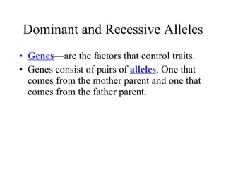 Probability, Mendel, and Genetics Powerpoint | PPT