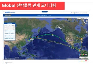 Global 선박물류 관제 모니터링
 