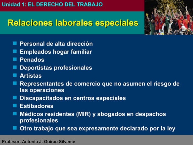 El derecho del Trabajo (FOL grado medio) | PPT