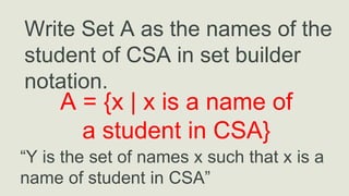 INTRODUCTION TO SETS - GRADE 7 MATHEMATICS | PPTX