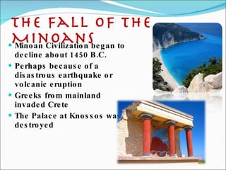 Greek Civilization Begins In Aegean