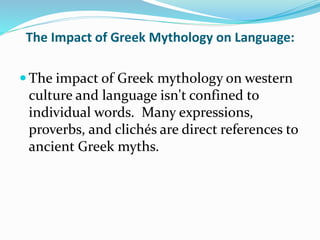 1 greek mythology overview why study myths | PPTX