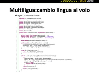 Multiligua:cambio lingua al volo
 