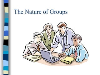 The Nature of Groups
 