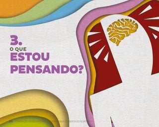 26 FUNDAÇÃO DEMÓCRITO ROCHA | UNIVERSIDADE ABERTA DO NORDESTE
3.
O QUE
ESTOU
PENSANDO?
 
