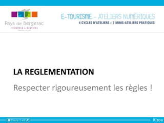 LA REGLEMENTATION
Respecter rigoureusement les règles !
Kizoa
 