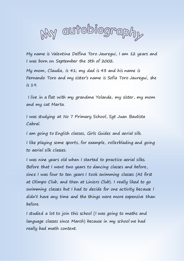 Autobiografia En Ingles Ejemplo Escuela vrogue.co Autobiografia En Ingles Ejemplo Escuela vrogue.co