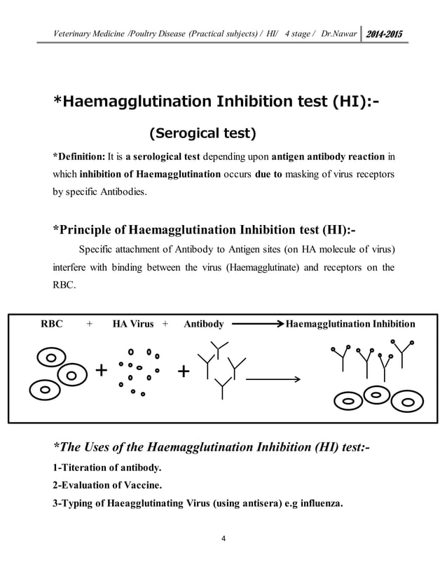 Haemagglutination test poultry PDF
