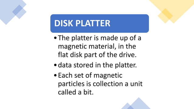 Working principle of a hard disk controller | PPT