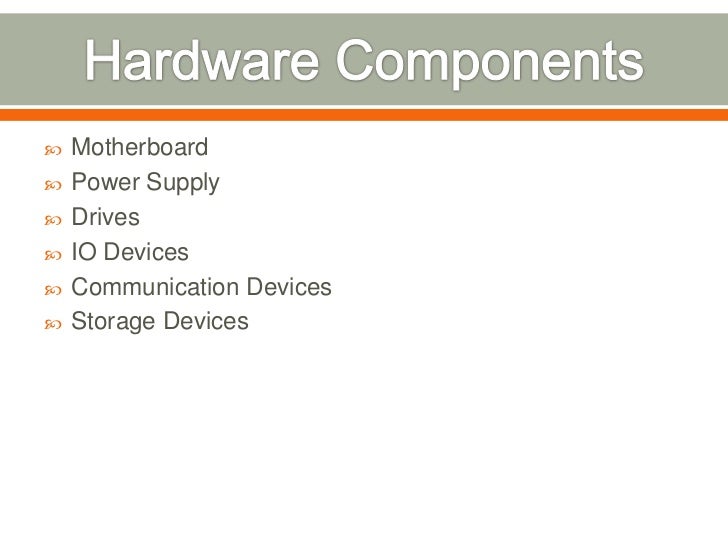 1 hardware fundamentals