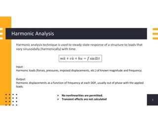 Perform full and MSUP harmonic analysis in Ansys | PDF