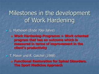 Work Hardening Program.pdf 1 harri.work hardening | PPT