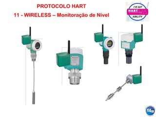 PROTOCOLO HART
11 - WIRELESS – Monitoração de Nível
 