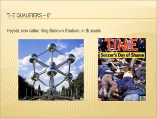 Outside which famous football stadium would you find this art structure installed?