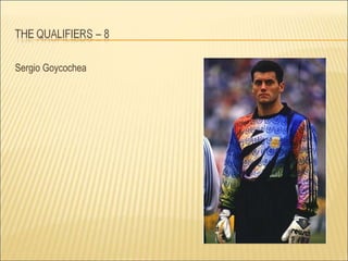 After being called in to replace injured first choice goalkeeper Neri Pumpido during the 1990 World Cup, this player became a star as he encountered two back to back penalty shoot outs in the quarters and the semi-finals making crucial saves to take Argentina to the final. Name the goalkeeper