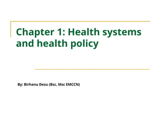 1_Health systems and Policy for health science stds.pptx