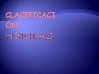CLACIFICACIÓN 