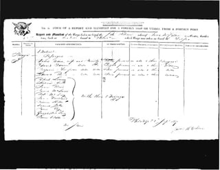 1)1i.u~,,·1b.'J....;II~('''.No.C''',,·.......t'l"c.~It.ml"!'Y
•IJ!.IU,.·l.C"r._,,!.!oarI·,u..-t'J',.II....),holkI.'.1.).
No.:2.FORfOFAREPORTADMANIFESTFORFOREIG:SIIlPORESSELFRO
==~-========7~~~r==-~~===-~==
Urportanb;1tlanifrst0/t4:'6a.70laclu~m/'oac1/1c.d/~XN'"n'hcrt:oj"~h,~"J/
t01M,twitat/./..#y"/'..bOfm£/to'7){,-:r",""'kirk7[5'17YO?VaJtak"",OntOflrdn
.MARKS.II'ACKAGESAt'DCO.ENTS.llVWHOMSHIPPED.
 