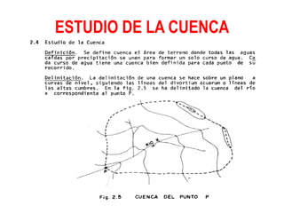 ESTUDIO DE LA CUENCA
 