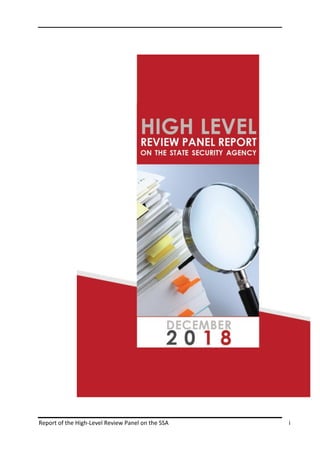 Report	of	the	High-Level	Review	Panel	on	the	SSA	 i	
	
	
	
	
	
	
 
