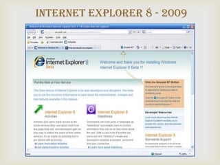 Internet Explorer 8 - 2009


           
 