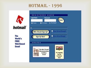 Hotmail - 1996


     
 