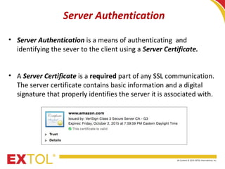 SSL Communication and Mutual Authentication | PPT