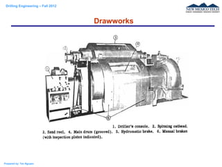 Drilling Engineering – Fall 2012
Prepared by: Tan Nguyen
Drawworks
 