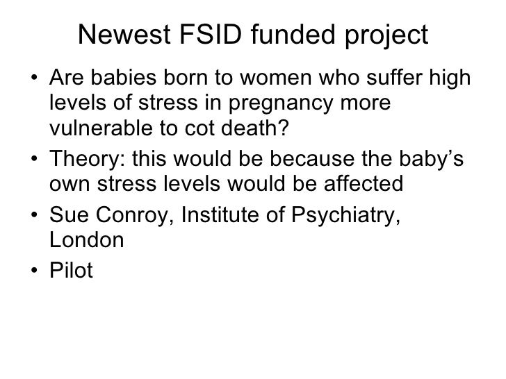 How can we reduce the risk of cot death?