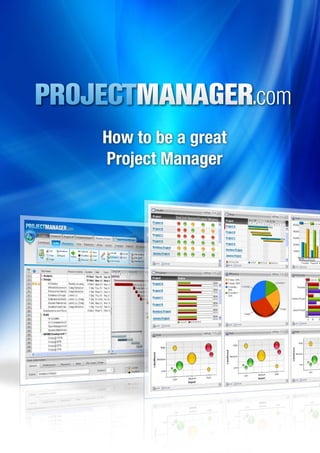 How to be a great
Project Manager
 