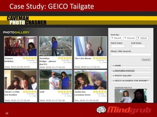 Case Study: GEICO Tailgate




28
 