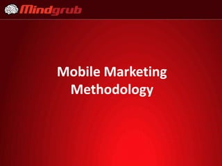 Mobile Marketing
 Methodology
 