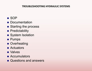 1 hydraulic troubleshooting PPTX