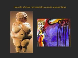 Intenção sémica: representativa ou não representativa 