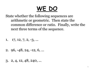 What are sequences?
