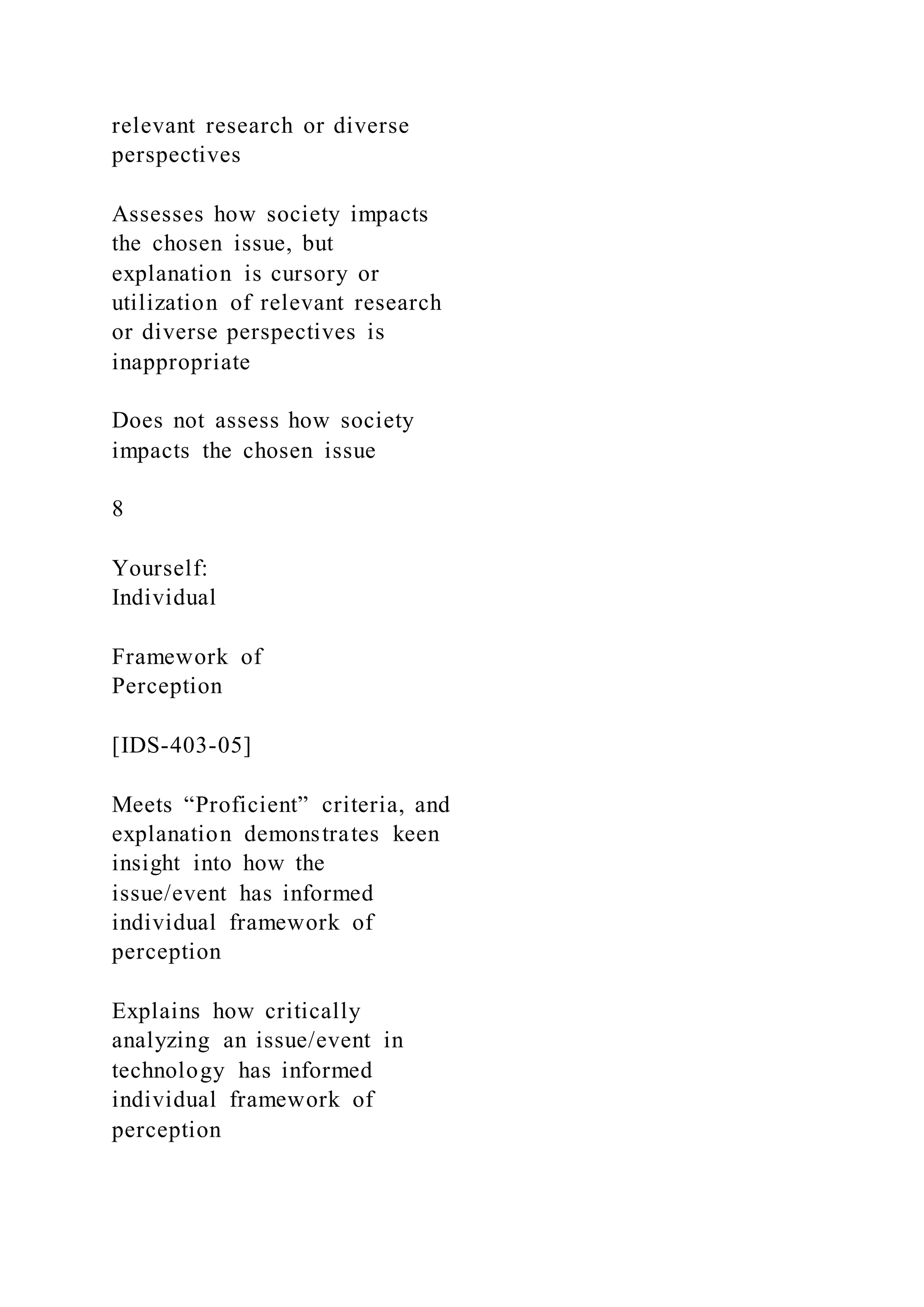 1 IDS 403 Final Project Part Two Guidelines and Rubric | DOCX