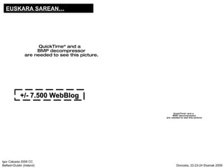 EUSKARA SAREAN +/- 7.500 WebBlog 