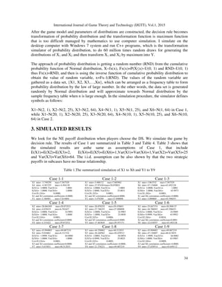STRATEGIC PAYOFFS OF NORMAL DISTRIBUTIONBUMP INTO NASH EQUILIBRIUMIN 2 ...