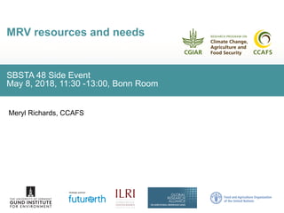 Improving transparency: Implementing MRV of livestock NAMAS to meet NDC and finance needs