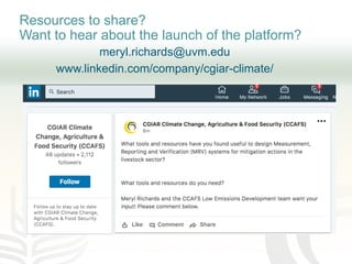 Improving transparency: Implementing MRV of livestock NAMAS to meet NDC and finance needs