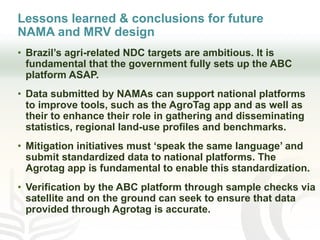 Improving transparency: Implementing MRV of livestock NAMAS to meet NDC and finance needs